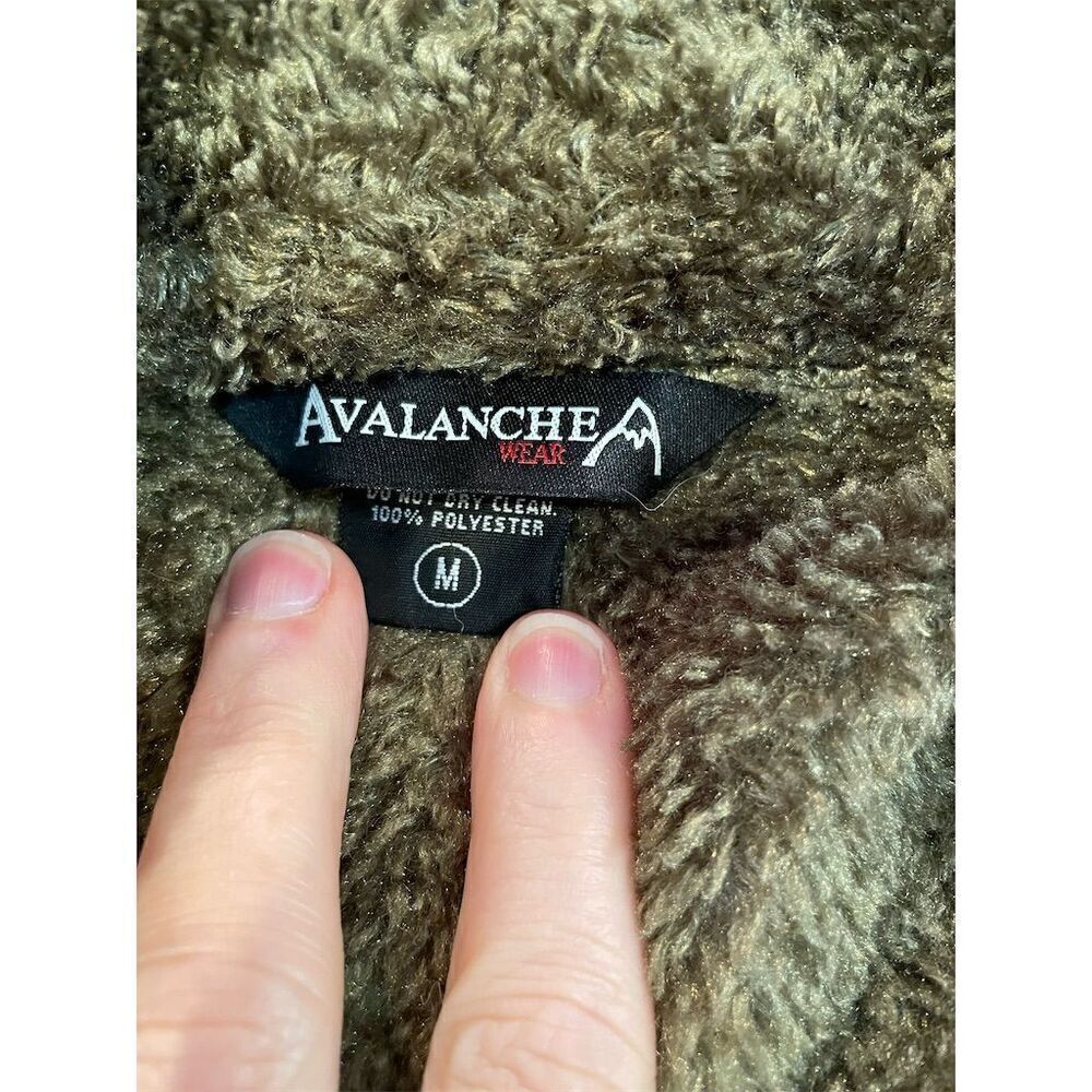 Avalanche Wear Women’s Fleece Jacket Gold Zip-Up Size M Casual - Picture 5 of 10